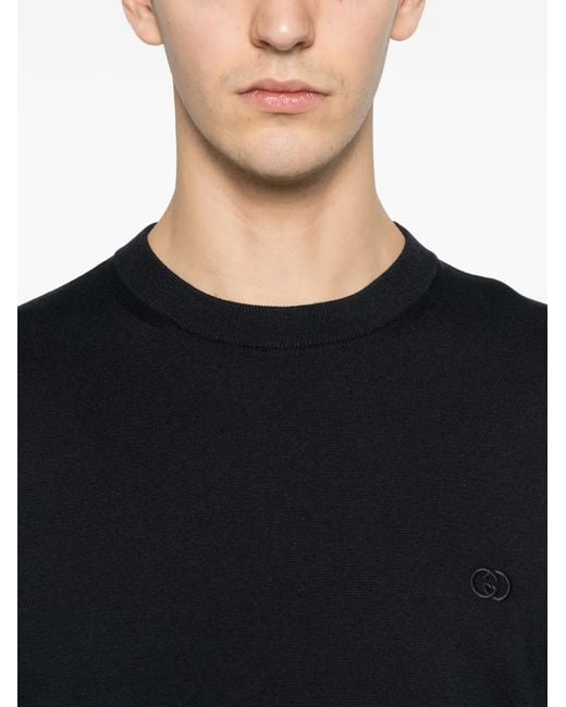 Gucci Black Crew-Neck T-Shirt for men