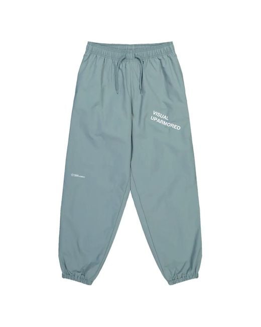 (w)taps Blue Spst2001 Logo-Print Track Pants for men