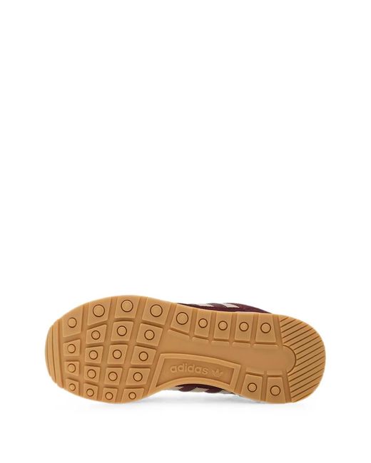 Adidas Brown Zx 500 Panelled Low-Top Sneakers