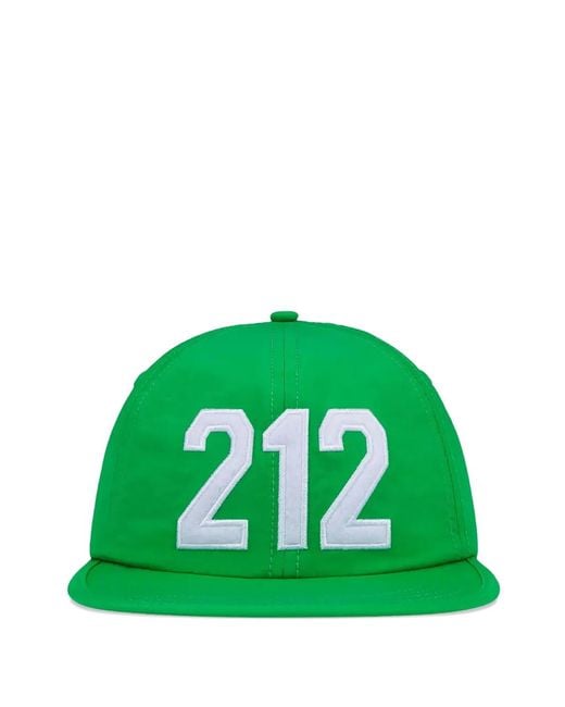 DENIM TEARS Green Zip Code 212 Cap for men