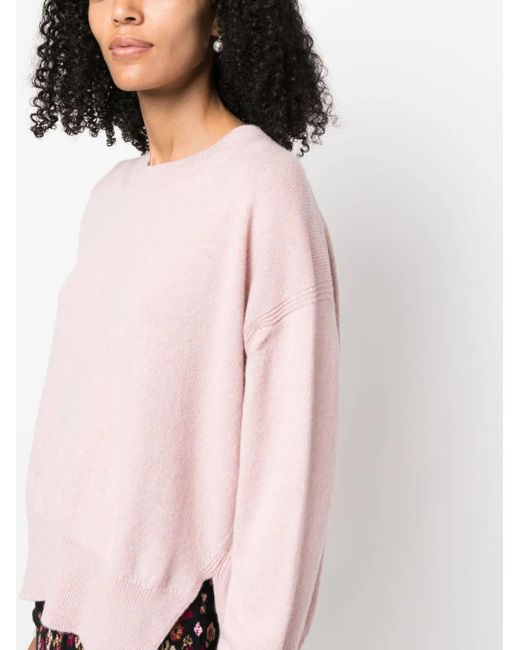 Barrie オーバーサイズ カシミアセーター Pink