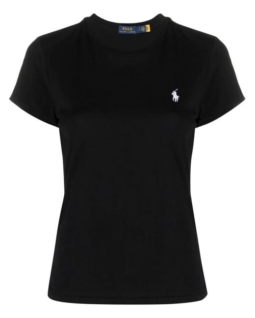 Polo Ralph Lauren Black Polo Pony Cotton T-Shirt