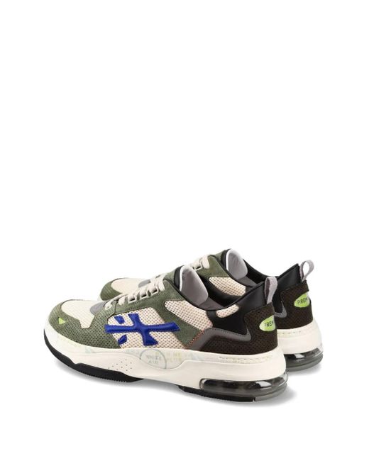 Premiata Blue Drake Mesh-Panel Sneakers for men