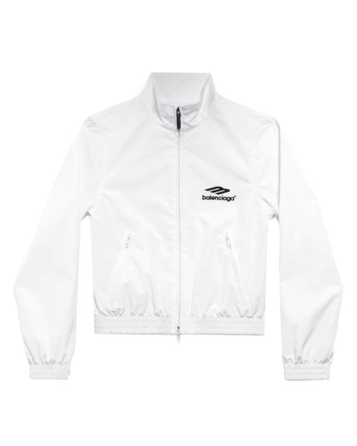 Balenciaga Trainingsjack Met Logoprint in het White