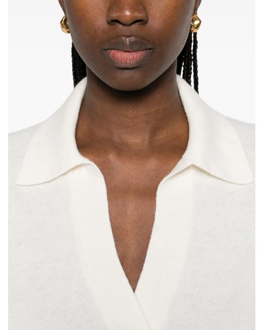 Pull À Col Polo Gant en coloris White