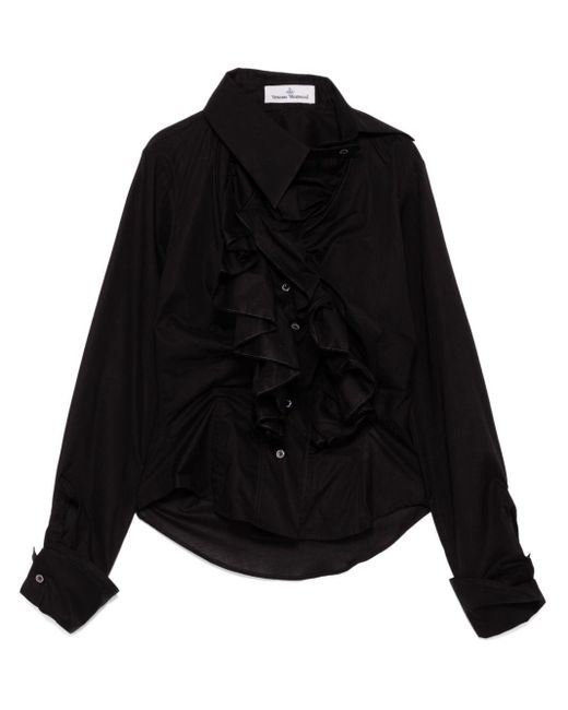 Vivienne Westwood Black Wizard Frill Shirt