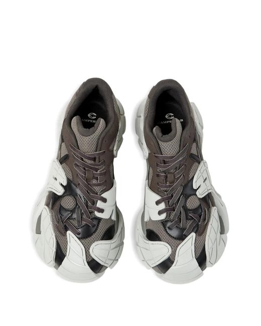CAMPERLAB Gray Tormenta Panelled Sneakers
