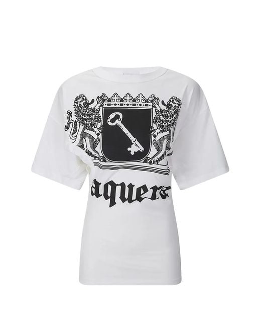 VAQUERA White Twisted-Effect T-Shirt