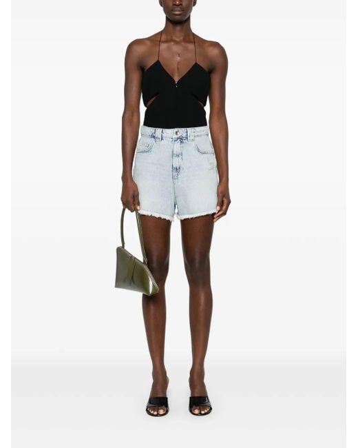 Patrizia Pepe Blue Denim Shorts