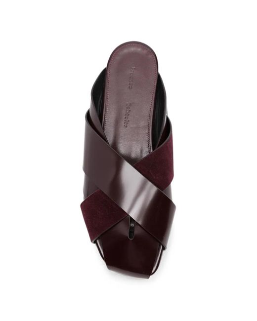 Proenza Schouler White Mules À Brides Croisées