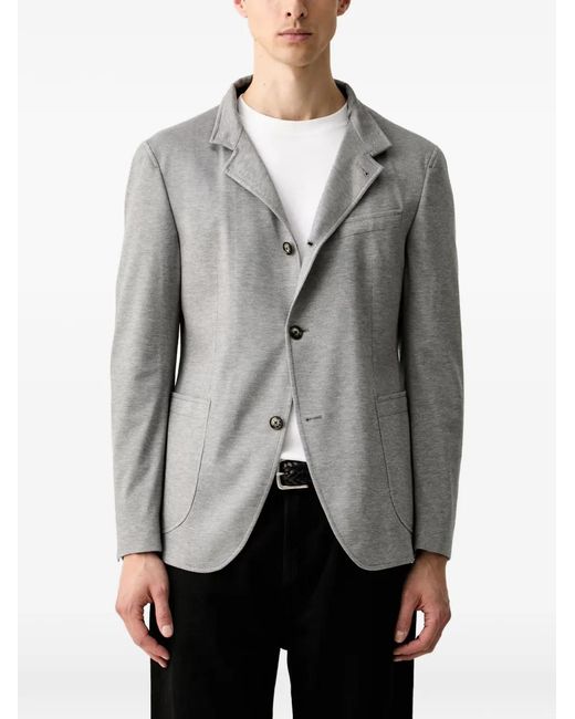 Joop! Gray Layered Single-Breasted Blazer for men