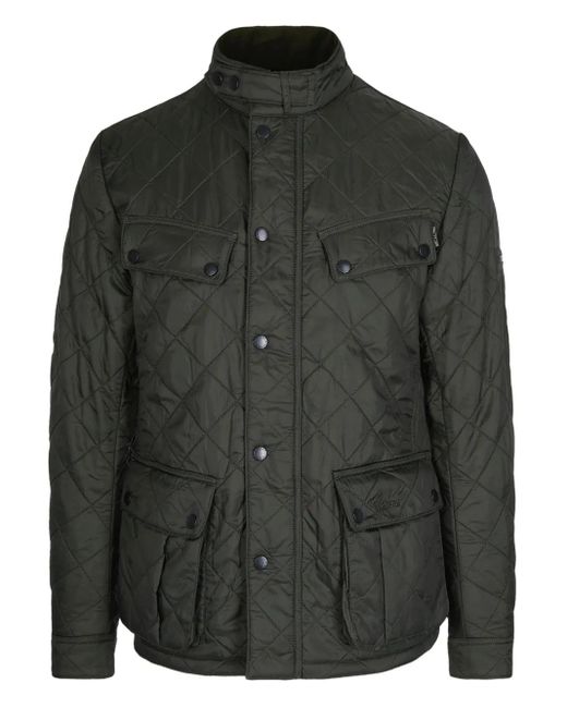 メンズ Barbour キルティング ジャケット Black