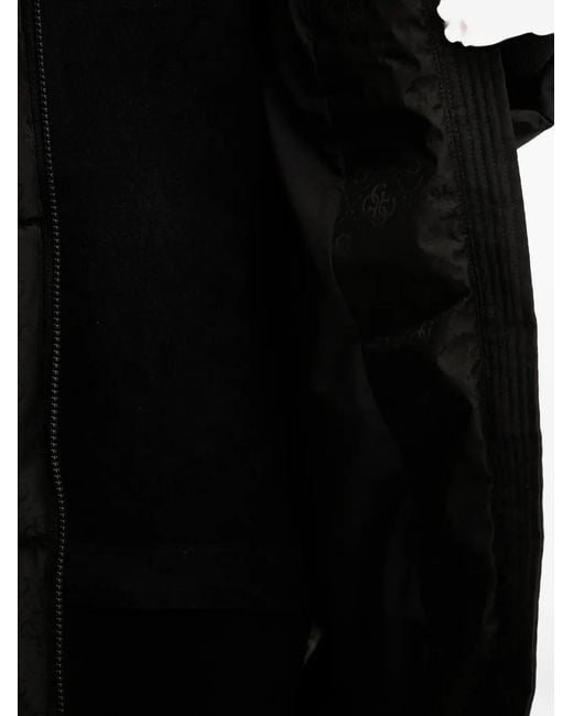 Black puffer coat Guess