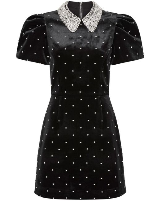 Rebecca Vallance Black Alisa Mini-dress