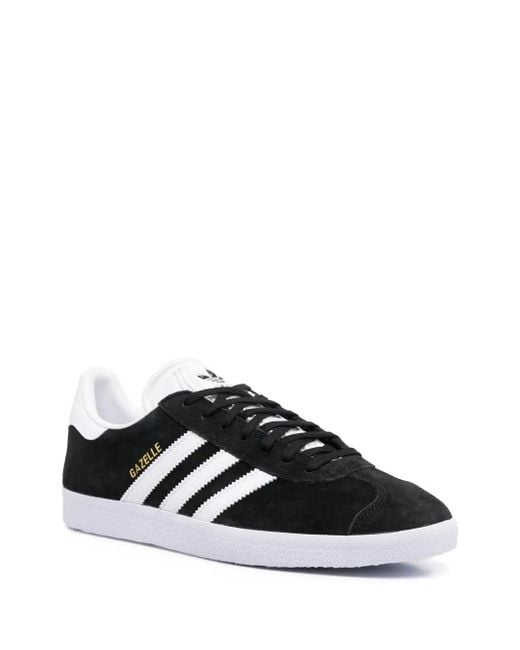 Adidas Black Gazelle Suede Sneakers