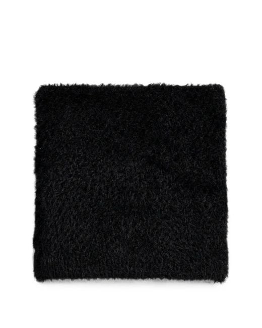 Kangol Black Fluffy Beanie Hat