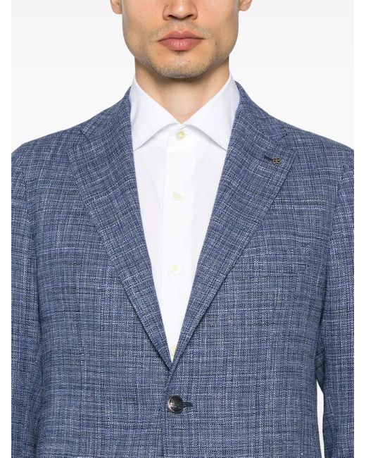 Tagliatore Einreihiges Sakko in Blue für Herren