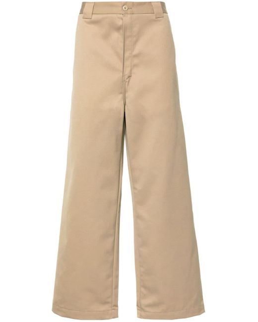 Carhartt Natural Brooker Logo-patch Trousers for men