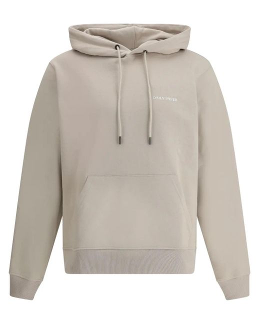 Felpa Con Cappuccio di Daily Paper in Gray da Uomo