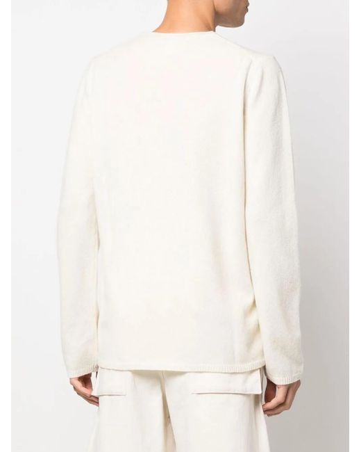 Comme des Garçons White Graphic-Print Jumper for men