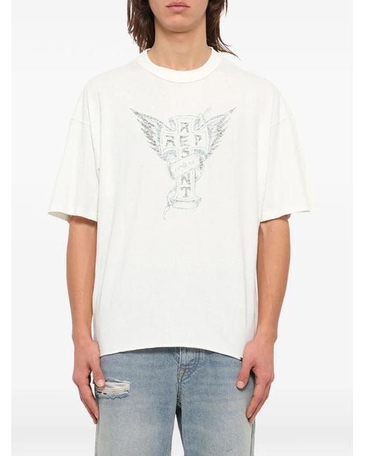 Represent White Westside T-Shirt for men