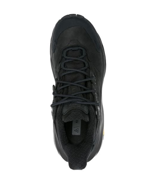 Hoka One One Black Kaha 2 Suede Sneakers