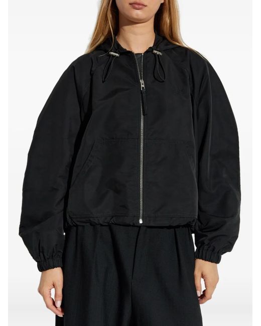 Loewe Black Hooded Blouson Jacket
