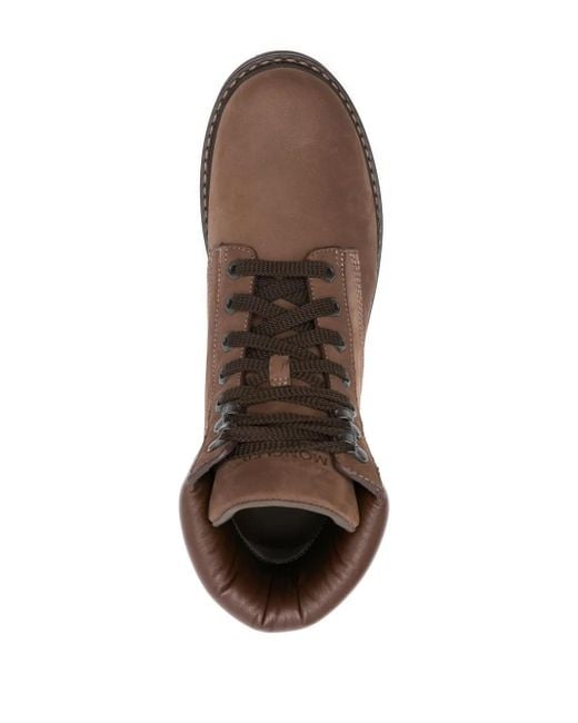 Moncler Brown Peka Trek Boots for men