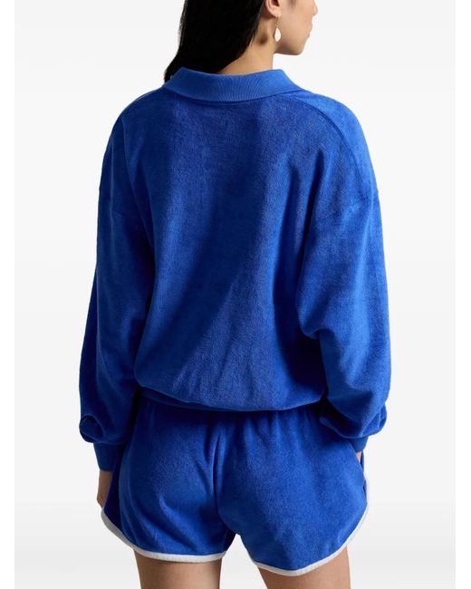 Polo Ralph Lauren Blue Long-Sleeve Polo Shirt