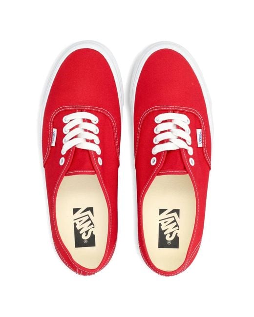 Vans Red Authentic 44 Sneakers