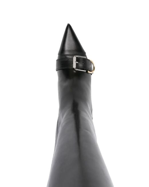 Givenchy Black 75Mm Voyou Boots