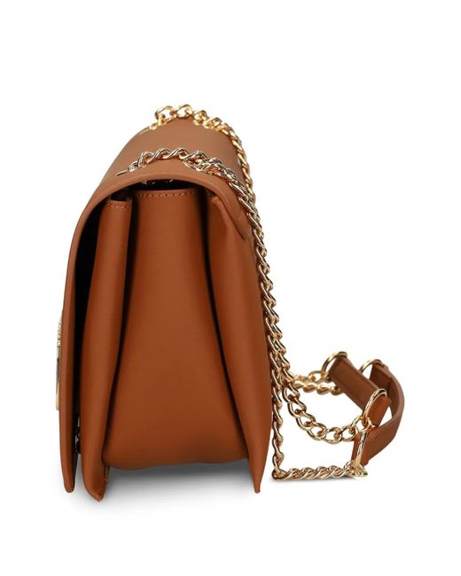 Love Moschino レディース ブラウン ロゴ ショルダーバッグ 【公式通販】