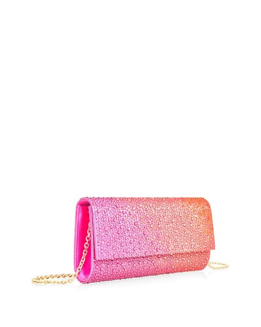 Judith Leiber Pink Perry Clutch Bag