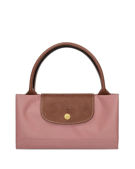 Longchamp Purple Le Pliage Shopper