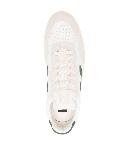 Veja White V-90 Low-top Sneakers