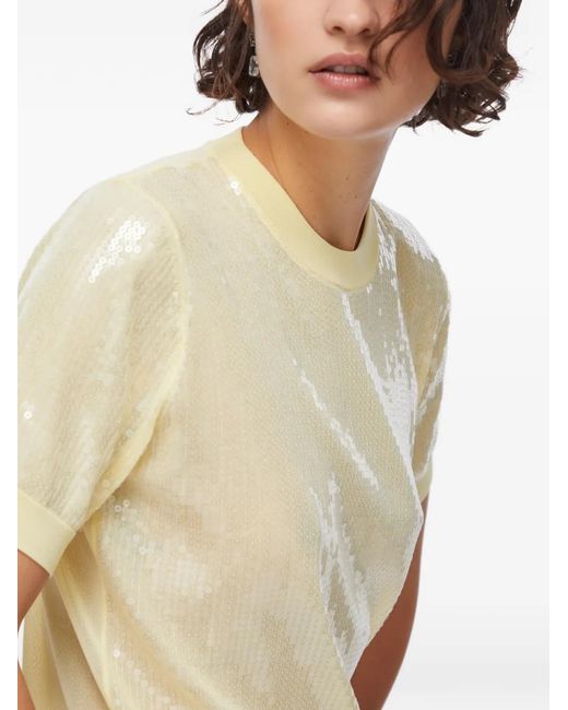 Liu Jo Natural Top With Sequins