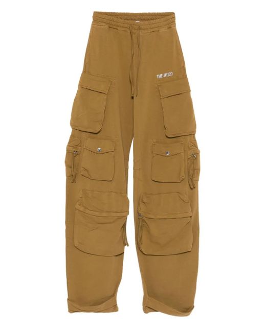 The Attico Green Multi-Pocket Drawstring Trousers