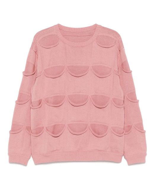 Isa Boulder Pink Allpocket Sweater for men