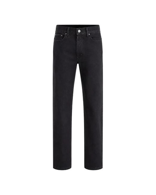 Levi's Blue 505 Straight-Leg Jeans for men
