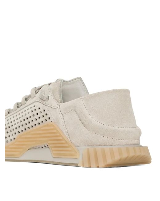 Baskets En Daim Dolce & Gabbana pour homme en coloris White