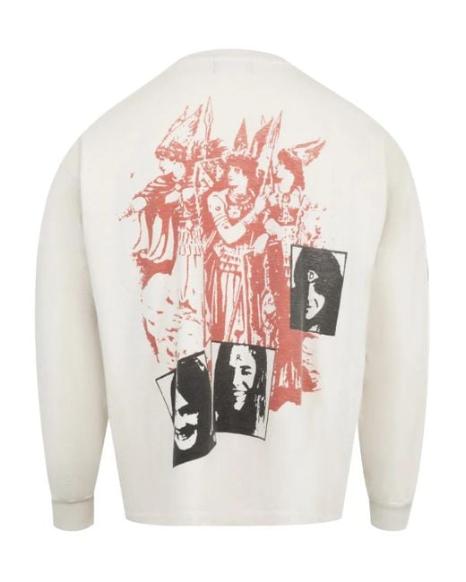 Enfants Riches Deprimes White Living Alter Long-Sleeve T-Shirt for men