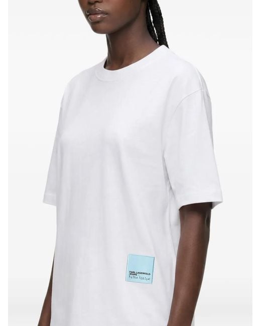 Karl Lagerfeld White X Pietro Terzini Relaxed T-Shirt