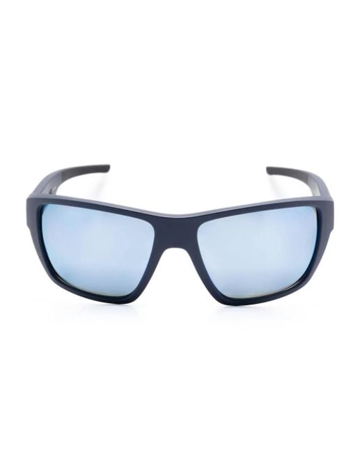 Ferrari Blue Biker-Style Frame Sunglasses for men