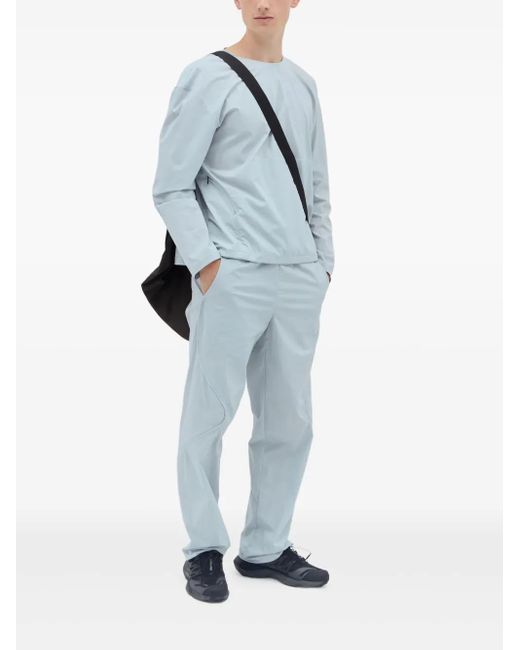 AFFXWRKS Blue Drawstring-Ankle Pants for men