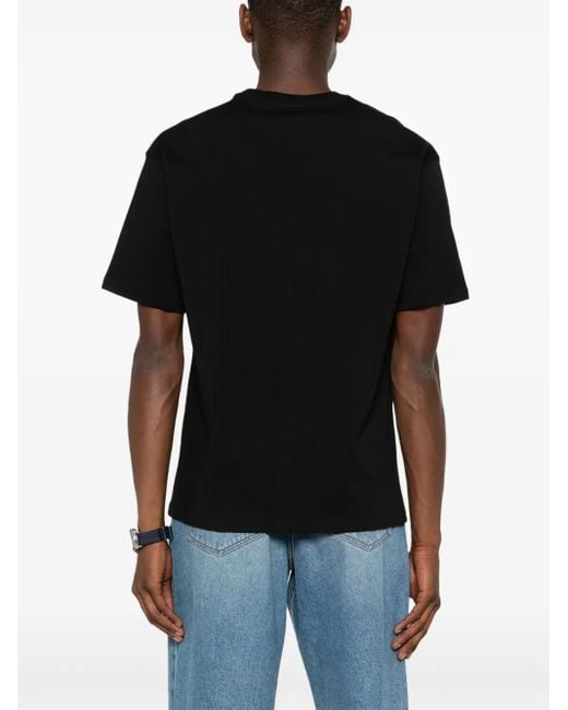 A.P.C. Black A. P.C. Boxy Micro Logo Gots T-Shirt