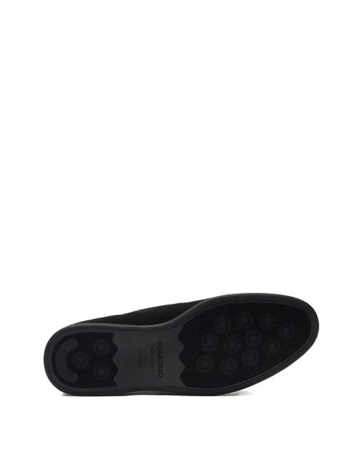メンズ Scarosso Leonardo スエード アンクルブーツ Black