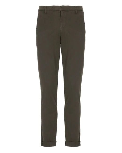 Pantaloni Elasticizzati di Dondup in Gray da Uomo