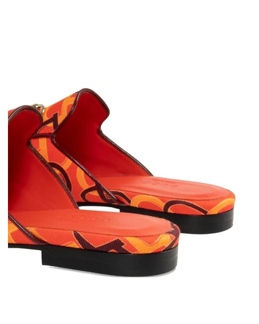 Gucci Red Princetown Mules