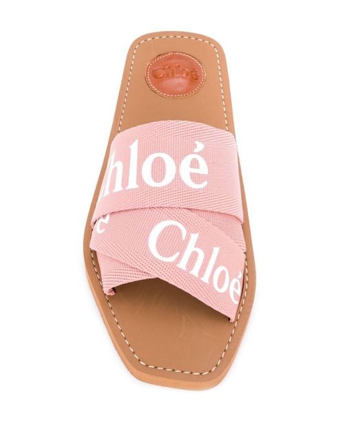 canvas slide sandals