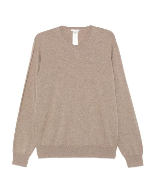 メンズ The Row Rod Vネック カシミアセーター Natural